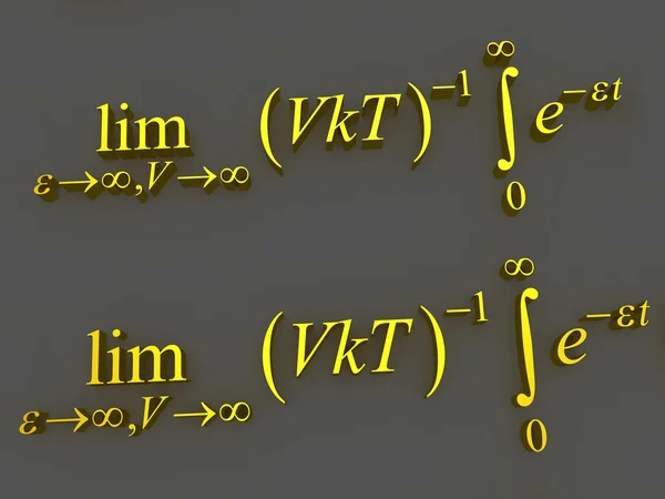 Математические формулы . — стоковое фото