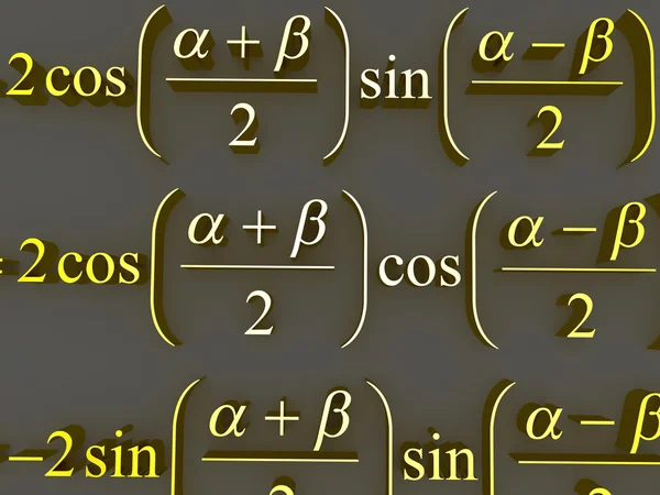 Formules mathématiques . — Photo