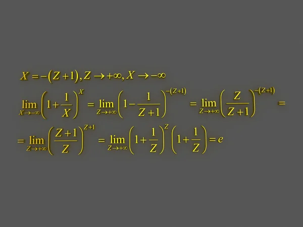 Matematické vzorce. — Stock fotografie