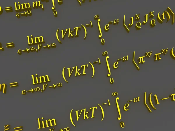 Mathematical formulas. — Stock Photo, Image