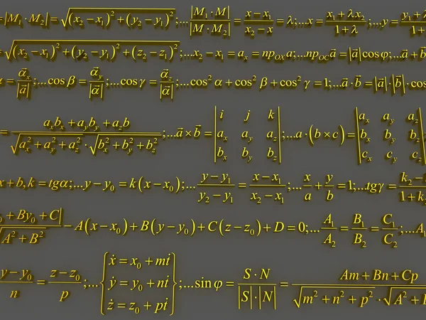 Matematické vzorce. — Stock fotografie