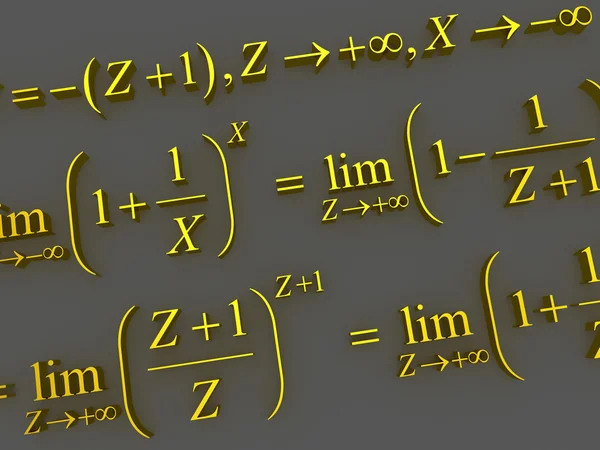 Wiskundige formules. — Stockfoto