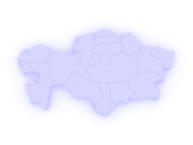 Kazakistan Haritası