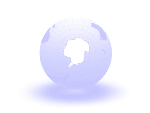 Globe. 3D. Antarctica. — Stockfoto