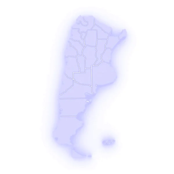 アルゼンチンの地図 — ストック写真