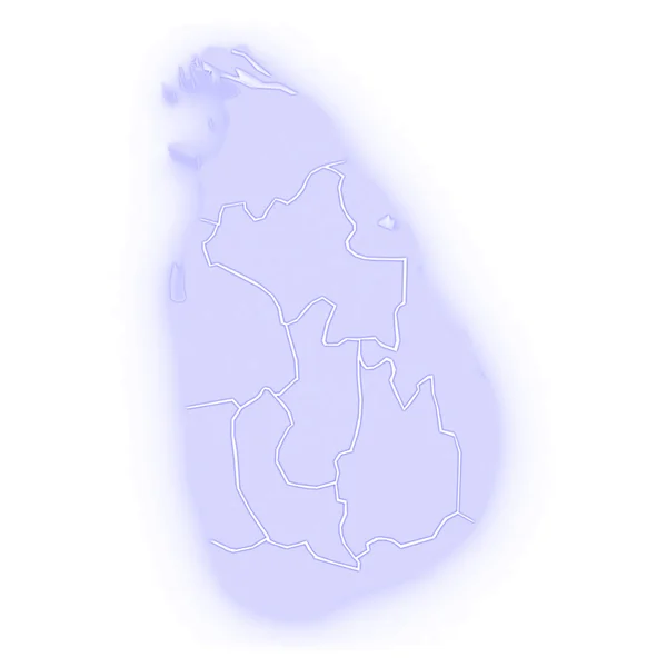 Map of Sri Lanka — Stock Photo, Image