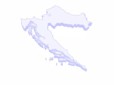 Hırvatistan Haritası