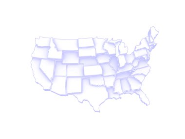 üç boyutlu usa Haritası