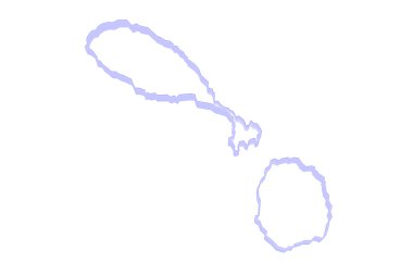 saint kitts ve nevis, Fiji Haritası.