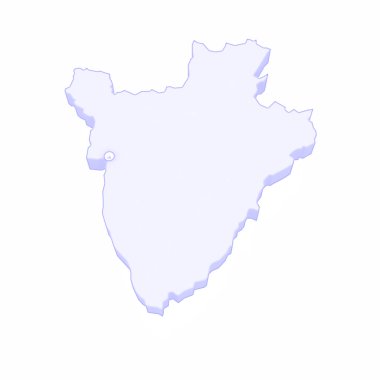 burundi Haritası.