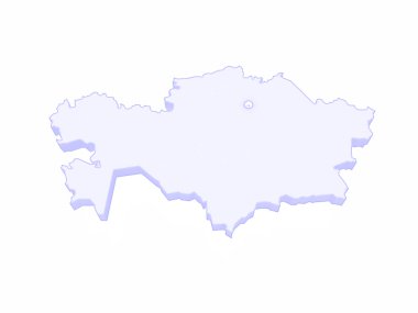 Kazakistan Haritası