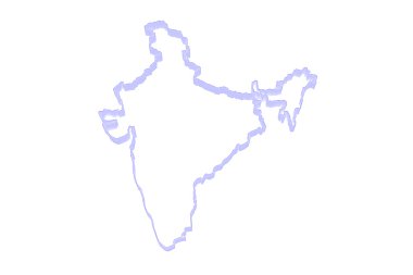 Hindistan Haritası.