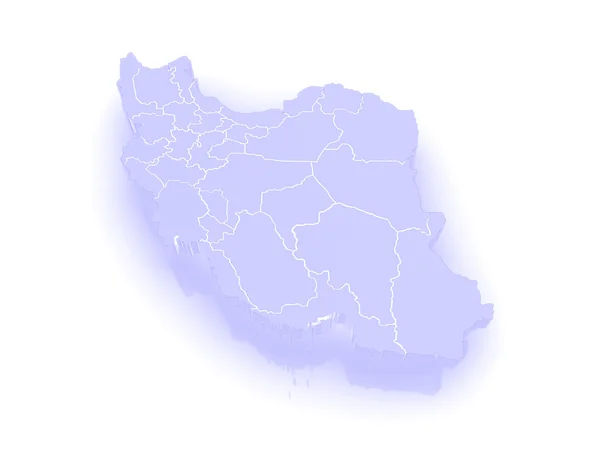 La carte de L'Iran . — Photo