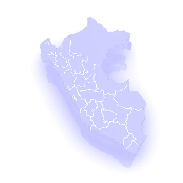 Map of Peru — Stock Photo, Image