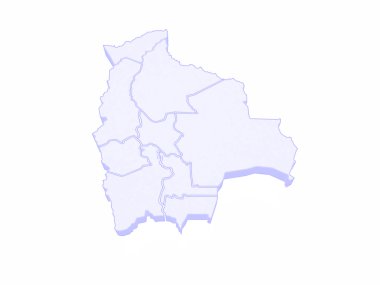Bolivya Haritası.