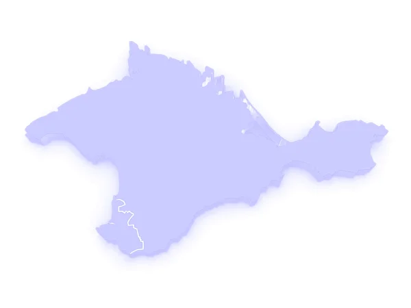 크리미아의 지도. — 스톡 사진