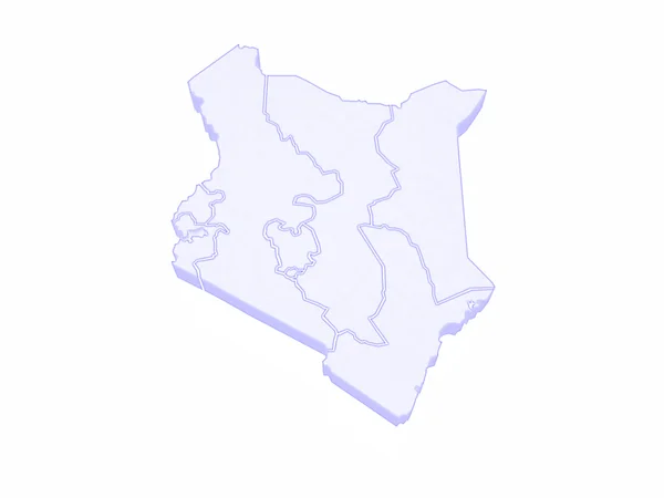 Carte du Kenya — Photo