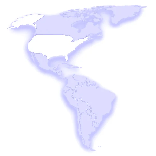 Mapa de mundos. Estados Unidos . — Foto de Stock
