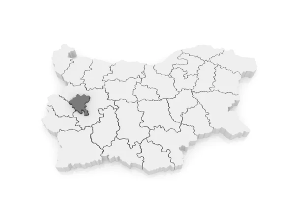 Mappa della città di Sofia. Bulgaria . — Foto Stock