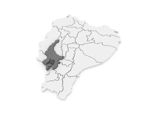 Karta över guayaquil. Ecuador. — Stockfoto