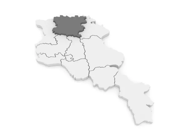 Mapa de Lori. Armenia . —  Fotos de Stock