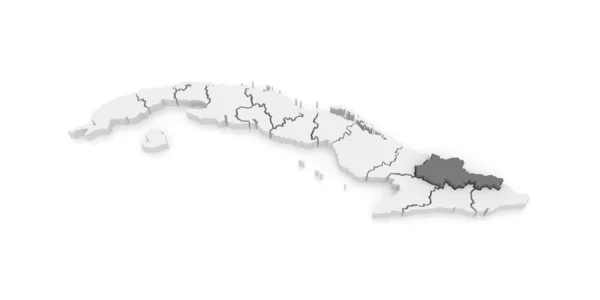 Map of Holguin. Cuba. — Stock Photo, Image