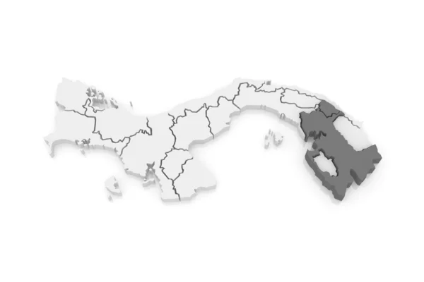 Map of Darien. Panama. — Stock Photo, Image