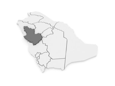 el madina Haritası. Suudi Arabistan.