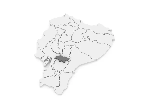 Mapa de Cagniard. Ecuador . — Foto de Stock