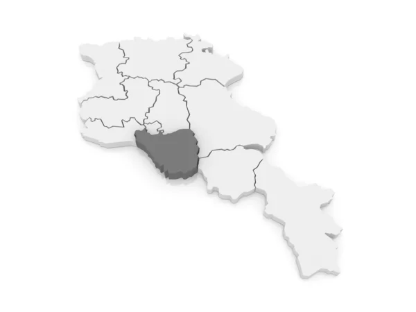 Mapa de Ararat. Arménia . — Fotografia de Stock