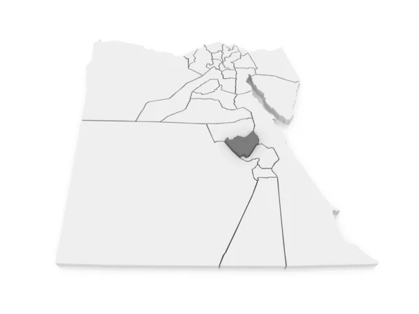 Mapa de Sohag. Egipto . — Foto de Stock