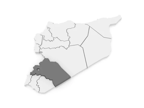 Mapa de Arrecife de Damasco. Siria . —  Fotos de Stock