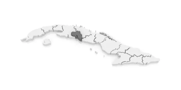 Cienfuegos Haritası. Küba. — Stok fotoğraf