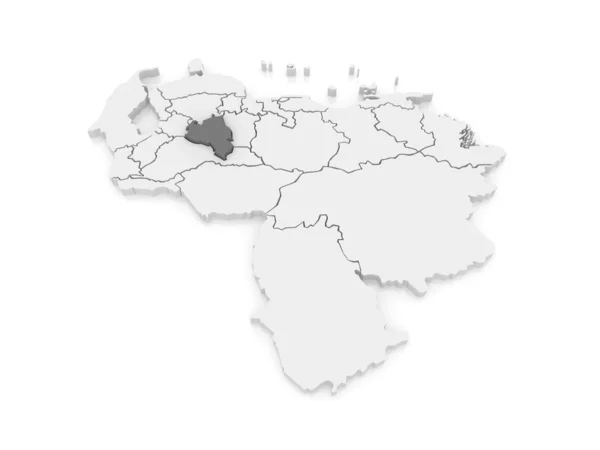 Kaart van portuguesa. Venezuela. — Stockfoto