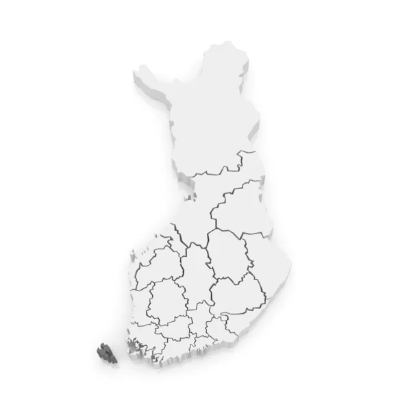 Map of Aland Islands. Finland. — Stock Photo, Image