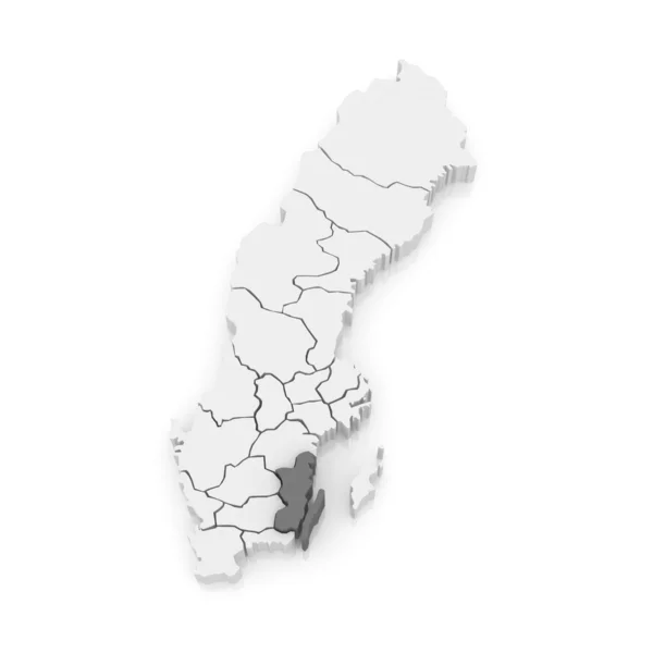 Mapa de Kalmar. Suécia . — Fotografia de Stock
