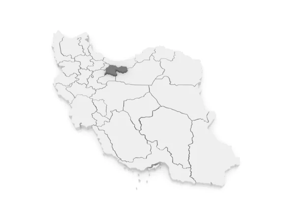 Map of Tehran. Iran — Stock Photo, Image