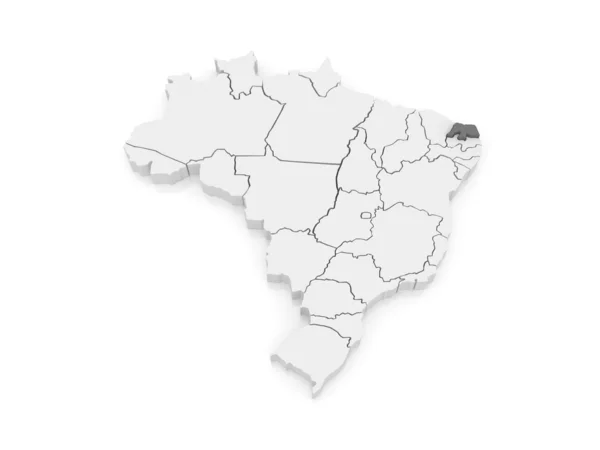 Mapa De Ceara Brasil Foto De Stock C Tatiana53
