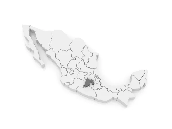 Mapa da Cidade do México. México . — Fotografia de Stock