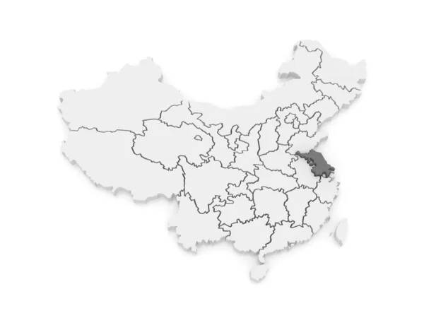 Carte de Jiangsu. Chine . — Photo