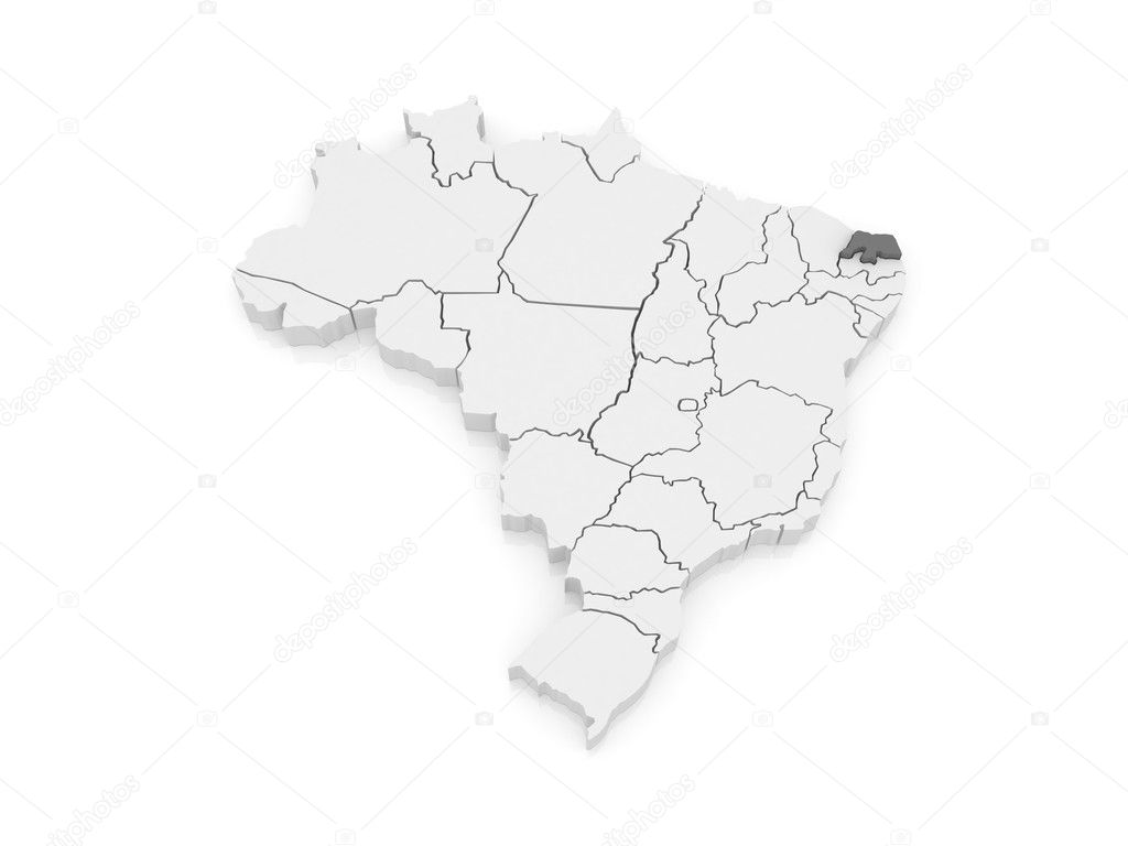Map Of Rio Grande Do Norte Brazil Stock Photo By C Tatiana53 Map Of Rio Grande Do Norte Brazil Stock Photo By C Tatiana53