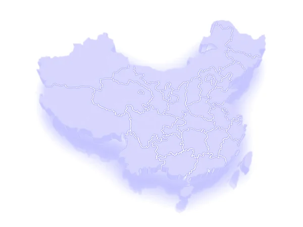 Map of China — Stock Photo, Image