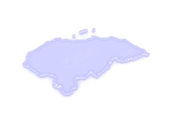 Map of Honduras. — Stock Photo, Image