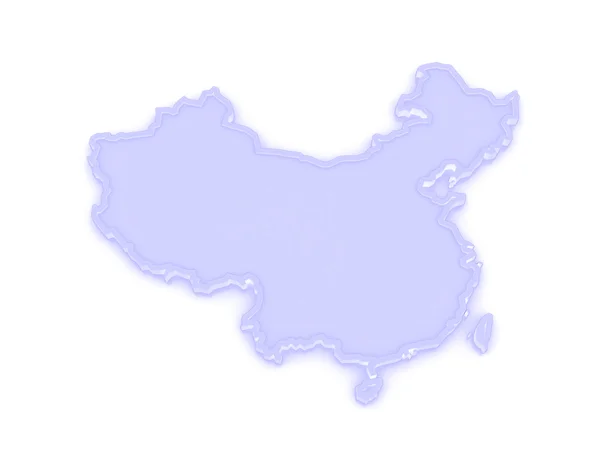 El mapa de China . — Foto de Stock
