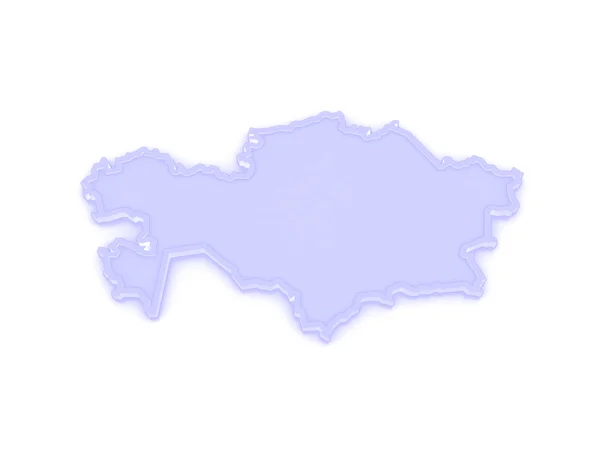 Map of Kazakhstan. — Stock Photo, Image