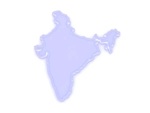 Map of India. — Stock Photo, Image