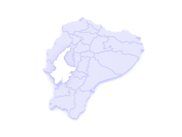 Mapa guayaquil. Ekwador. — Zdjęcie stockowe