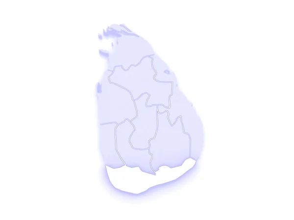 Mapa de Sur. Sri Lanka . —  Fotos de Stock