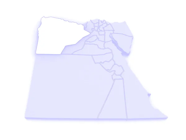 Mapa de Matruh. Egipto . — Fotografia de Stock