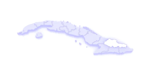 Карта Ольгина. Куба . — стоковое фото